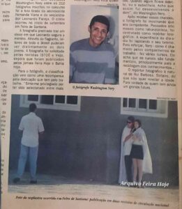 Fotojornalista do Feira Hoje Washington Nery é premiado nacionalmente por cobertura Imagem feita em Feira de Santana durante sequestro de Leonardo Pareja marcou a imprensa brasileira em 1995