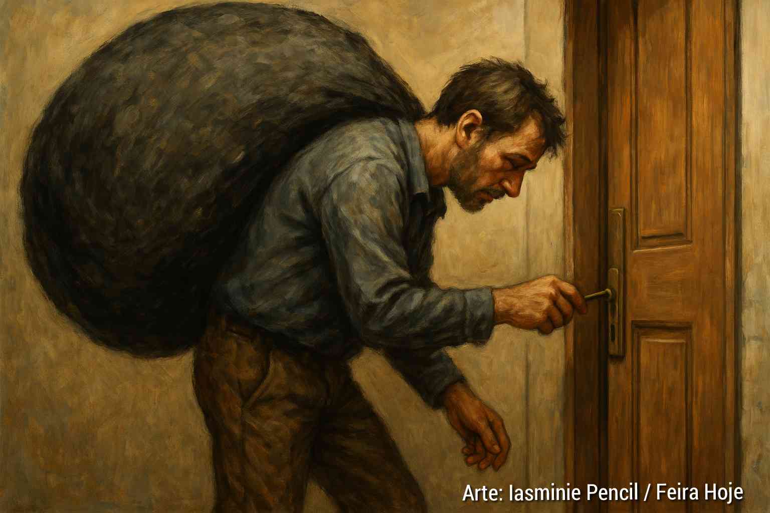 Os homens que voltam pra casa cansados Uma reflexão sobre trabalhadores invisíveis, inspirada por uma cena simples numa loja do centro