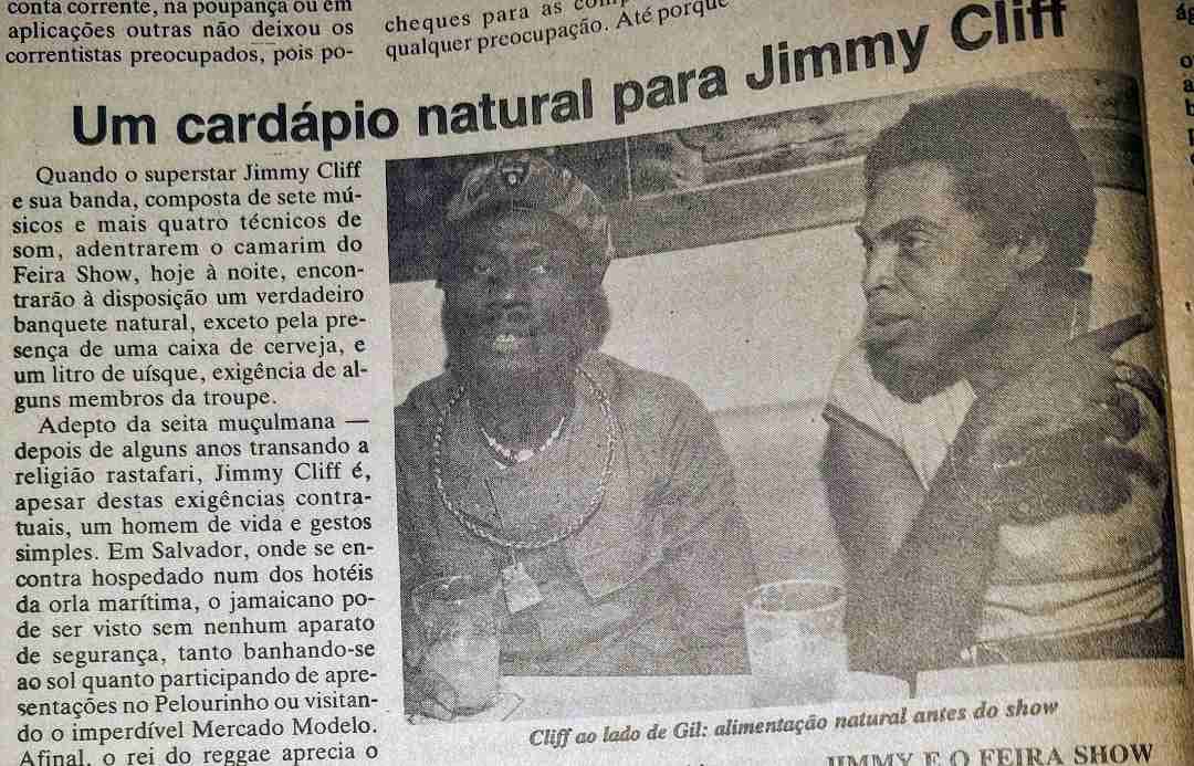Publicitários feirenses já trouxeram Jimmy Cliff à cidade Em fevereiro de 1991, Zé Coió e Paulo Norberto levaram o astro jamaicano ao Feira Show, numa das noites mais marcantes da música em Feira de Santana