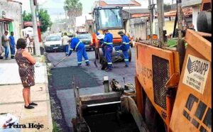 Prefeitura autoriza novo asfaltamento no Campo Limpo e anuncia drenagem com método túnel liner Obras de pavimentação avançam em quatro vias, enquanto projeto de drenagem promete enfrentar alagamentos históricos no Campo Limpo, Baraúnas e George Américo