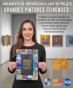 Cinema, arte e memória no Casarão Fróes da Motta Fundação inicia temporada com documentários sobre grandes pintores feirenses e a história do próprio Casarão