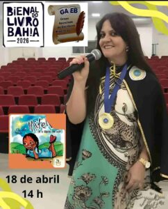 Cláudia Gomes lança livro na Bienal do Livro Bahia 2026 Acadêmica da AFL participa do maior evento literário do Nordeste com sessão de autógrafos no dia 18 de abril