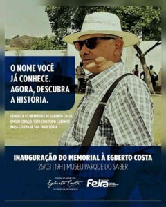 Museu Parque do Saber inaugura Memorial Egberto Costa em Feira de Santana