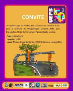 Museu Casa do Sertão retoma atividades com programação cultural nesta quinta-feira (26) Exposições, roda de conversa e festival de música marcam reabertura dentro das comemorações pelos 50 anos da Uefs