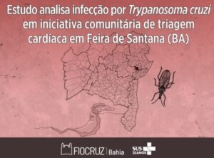 Pesquisa da Fiocruz mostra que Doença de Chagas permanece em Feira de SantanaEstudo identifica casos positivos em ação de triagem cardíaca e reforça atenção à circulação do parasita na região