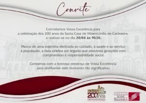 Santa Casa de Cachoeira completa 200 anos de fundação Bicentenária, instituição do Recôncavo celebra nova fase com retomada de serviços e memorial inspirado na obra de João Batista de Cerqueira