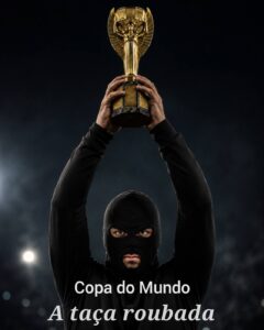A taça roubada Primeiro troféu da Copa do Mundo desapareceu no Brasil em 1983, depois de já ter sido roubado em Londres e escondido durante a Segunda Guerra