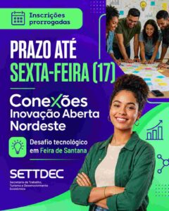Prorrogado até esta sexta-feira o prazo para o  Conexões Inovação Aberta Nordeste

Empresas, startups, cooperativas e instituições de inovação têm até sexta-feira, 17 de julho, para apresentar propostas ao desafio tecnológico do programa Conexões Inovação Aberta Nordeste, em Feira de Santana.