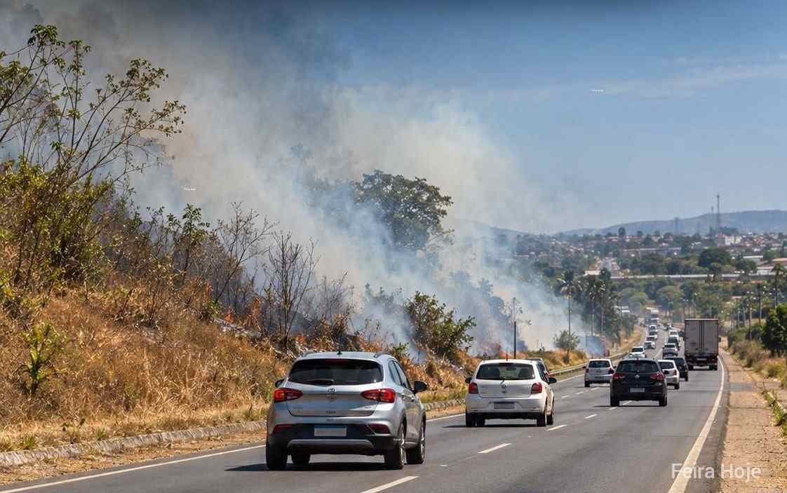 Incêndio Rodovia