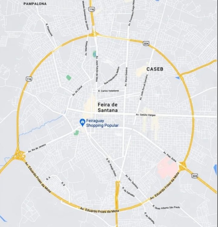 Anel de Contorno de Feira chama atenção em comunidade de discussão dos Estados Unidos Publicação na comunidade MapPorn destaca o formato quase circular da Avenida Eduardo Fróes da Motta e provoca comparações com cidades de outros países Por Everaldo Goes O traçado quase perfeitamente circular do Anel de Contorno de Feira de Santana despertou a curiosidade de usuários do Reddit, uma das maiores plataformas de discussão e compartilhamento de conteúdo da internet.