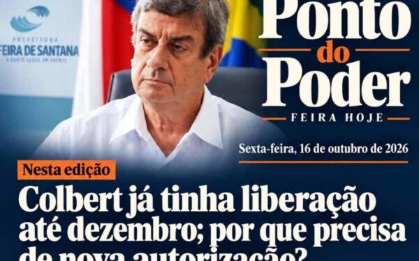 Por Everaldo Goes • Colbert já tinha liberação do Estado até dezembro de 2026 A revogação da nomeação de Colbert Martins (PSDB) para assessor especial da Secretaria de Governo de Salvador deixou uma questão a esclarecer. O ex-prefeito de Feira já havia sido colocado pelo governo estadual à disposição da administração da capital até 31 de dezembro de 2026. A autorização, publicada em julho de 2025, abrangia os vínculos de professor da Uefs e médico da Sesab, sem ônus para os órgãos de origem. Colbert informou ao site Acorda Cidade que a nomeação feita no dia 9 foi tornada sem efeito porque são aguardadas autorizações dos dois órgãos. O ex-prefeito confirmou ao portal que poderá ser nomeado novamente quando obtiver as liberações. O Ponto do Poder não localizou ato posterior que esclareça se a cessão foi encerrada ou alterada. Se Colbert havia sido cedido à Prefeitura de Salvador até dezembro de 2026, o que mudou para exigir novas autorizações da Uefs e da Sesab? A cessão foi interrompida durante o afastamento eleitoral? • Grupo dividido não elegeu Colbert nem Pastor Tom O resultado da eleição deixou um prejuízo político para os dois caminhos escolhidos por integrantes do grupo de Pablo Roberto (PSDB). O vice-prefeito apoiou Colbert, enquanto Jurandy Carvalho, Ismael Bastos e Albino Brandão preferiram Pastor Tom (PDT). Nenhum dos dois candidatos conquistou uma cadeira na Assembleia Legislativa. Pablo negou rompimento e defendeu o respeito às escolhas dos aliados. Colbert recebeu 8.019 votos na Bahia; Pastor Tom, 33.852. Somados, alcançaram 41.871 votos. O total ficou 5.345 abaixo dos 47.216 obtidos por Cacau da Mata (PDT), eleito com a menor votação entre os 63 futuros deputados estaduais. Portanto, mesmo reunidas, as votações dos dois feirenses ficaram abaixo da votação de todos os eleitos. A comparação é numérica: a conquista de uma vaga também depende do desempenho do partido ou da federação. • Nem a soma alcança a votação de Pablo em 2022 A comparação com a eleição anterior reforça a dimensão do resultado. Pablo foi eleito deputado estadual em 2022 com  55.585 votos na Bahia, dos quais 42.635 em Feira. A soma estadual de Colbert e Tom neste ano ficou 13.714 votos abaixo daquele desempenho. Isso não significa que os eleitores de Pablo seriam automaticamente transferidos para qualquer candidato apoiado pelo vice-prefeito. Pablo renunciou ao mandato estadual para assumir a Vice-Prefeitura de Feira em janeiro de 2025. A vaga na Alba foi ocupada pelo então suplente Paulo Câmara. • Jair Onofre responsabiliza vereadores pela dispersão dos apoios A ausência de um deputado federal domiciliado em Feira eleito neste pleito também motivou críticas à Câmara Municipal. Em publicação desta quinta-feira (16)  no Bahia na Política, o jornalista Jair Onofre apontou a contribuição de vereadores da base de José Ronaldo que apoiaram candidatos de fora da cidade. Onofre contrapôs esse comportamento ao de Silvio Dias, Professor Ivamberg e Luiz da Feira, que acompanharam Zé Neto. A avaliação recoloca em discussão a distância entre o discurso de ampliar a representação de Feira e as escolhas eleitorais das lideranças locais. • Transporte para eleição em Feira continua sob apuração da DPU A Defensoria Pública da União apura possíveis falhas no transporte gratuito durante o primeiro turno em Feira. Relatos de ausência de ônibus e demora no atendimento em Maria Quitéria, Matinha e Jaíba motivaram o procedimento. O município foi chamado a apresentar informações sobre frota, horários, itinerários e planejamento. A DPU também identificou aumento da abstenção, sem concluir que a oferta de transporte tenha causado o crescimento. O prazo informado para resposta da Prefeitura e da Agerba terminou nesta quinta-feira. O Ponto do Poder não localizou as respostas até o fechamento. • Lu de Ronny reconhece melhorias na saúde após troca de empresa Lu de Ronny (PV) afirmou, na sessão dessa quinta-feira (15), que a substituição da INSV pela Associação Saúde em Movimento trouxe melhorias às unidades municipais. A vereadora destacou regularização salarial e maior disponibilidade de materiais. Segundo ela, as reclamações anteriores de trabalhadores e usuários foram encaminhadas ao secretário Rodrigo Matos e ao prefeito José Ronaldo. A parlamentar defendeu o reconhecimento dos avanços, além das cobranças pelos problemas. • Ivana recebe adesão de Andréa Castro A deputada estadual eleita Andréa Castro (PSD) anunciou apoio à continuidade de Ivana Bastos na Presidência da Alba. A manifestação ocorreu ao lado do prefeito de Itabuna, Augusto Castro. A adesão fortalece a articulação de Ivana entre os integrantes da próxima legislatura. O apoio político, entretanto, antecede a eleição da Mesa Diretora, prevista para 2027. • Ivana quer votar mudanças no TCE antes do recesso A visita dos conselheiros do Tribunal de Contas do Estado à Assembleia, na quarta-feira, incluiu a apresentação de uma proposta de atualização da Lei Orgânica do órgão. Segundo informações da assessoria da Presidência da Alba, Ivana pretende iniciar a discussão na reunião da Mesa Diretora de 28 de outubro e votar o projeto antes do recesso. Os conselheiros defenderam uma atuação mais preventiva e educativa e afirmaram que a proposta não amplia cargos. • Carlinhos Sobral se manifesta após operação da PF O deputado estadual eleito Carlinhos Sobral (MDB) afirmou estar tranquilo após as buscas da Polícia Federal em Coronel João Sá. Segundo nota repercutida pelo BNews, as diligências estão relacionadas a um processo referente a 2024, quando administrava o município. Ele atribuiu a origem do caso a uma denúncia da oposição. Informações atribuídas à TV Bahia apontam investigação sobre suspeitas de desvio de recursos da Saúde e da Educação. A Prefeitura informou que colabora com a Justiça. O caso permanece em apuração. • TCM cobra esclarecimentos de Irará e Tanquinho O Bahia na Política informou nesta quinta-feira que os prefeitos Nassara (MDB), de Irará, e Zé Luiz (PT), de Tanquinho, foram notificados pelo TCM para esclarecer possíveis falhas nas contas municipais. Em Irará, a análise envolve janeiro a abril de 2026. A publicação não especifica o período de Tanquinho. O prazo indicado é de 15 dias a partir do recebimento da notificação eletrônica. Trata-se de oportunidade para apresentação de defesa, sem julgamento definitivo das contas. • Lula muda posição sobre maioridade penal Na entrevista a Renata Lo Prete, nesta quinta-feira (15), Lula defendeu a redução da maioridade penal para 16 anos em casos de crimes hediondos, alterando uma posição histórica. O presidente também assumiu a responsabilidade pela avaliação do governo e disse desconhecer que o Bolsa Família não havia sido reajustado. Ao abordar a crise no Supremo, defendeu discutir uma reforma do Judiciário. A sabatina concentrou parte da repercussão política da noite, antes da entrevista de Flávio Bolsonaro, marcada para hoje. • Meta recebe ordem para garantir tratamento igualitário O ministro Marco Aurélio Bellizze, do TSE, determinou que a Meta evite restrições desiguais às candidaturas presidenciais, sob multa diária de R$ 500 mil. A decisão veio após questionamentos da campanha de Lula sobre limitações à geração de imagens pela inteligência artificial. A decisão não concluiu que houve favorecimento deliberado ou sistemático. A empresa informou ter adotado restrições adicionais à geração de imagens e à recomendação de candidatos. Também nesta quinta-feira, Kassio Nunes Marques e André Mendonça receberam representantes da Meta. O Tribunal cobrou igualdade de condições entre as campanhas, enquanto a empresa informou ajustes nos filtros de inteligência artificial. • Datafolha mostra Flávio com 47% e Lula com 45% A pesquisa divulgada nesta quinta-feira registrou Flávio Bolsonaro com 47% das intenções de voto e Lula com 45%, em empate técnico. Brancos e nulos somaram 6%; indecisos, 2%. Nos votos válidos, o resultado foi de 51% a 49%. O Datafolha ouviu 2.520 pessoas nos dias 13 e 14 de outubro. A margem de erro é de dois pontos percentuais, com confiança de 95%. O registro no TSE é BR-00466/2026. Na rodada anterior, Flávio tinha 49% dos votos totais e Lula, 45%. • CNT/MDA tem divulgação prevista para hoje A CNT e o instituto MDA divulgarão nesta sexta-feira uma nova pesquisa presidencial. Foram realizadas 2.002 entrevistas entre 13 e 15 de outubro, com margem de erro de 2,2 pontos percentuais e confiança de 95%. O registro é BR-00652/2026. • Lula vai ao Congresso e faz campanha em Minas A agenda de Lula para esta sexta-feira (16) prevê participação, pela manhã, na promulgação da PEC do fim da escala 6×1, em Brasília. Depois, o candidato segue para Minas Gerais. Estão previstos caminhada e ato ao meio-dia em Juiz de Fora, com concentração na Praça Clodesmidt Riani, e uma mobilização às 17h em Ipatinga, no bairro Canaã. • Flávio será entrevistado na Globo nesta sexta-feira Flávio Bolsonaro participa hoje da sabatina conduzida por Renata Lo Prete, no Rio de Janeiro, após o Jornal Nacional. A entrevista integra a programação da emissora para o segundo turno. O debate final da Globo está marcado para 23 de outubro, dois dias antes da votação. • Pomponet destaca impacto da escala 6×1 em Feira No Blog da Feira, o jornalista e economista André Pomponet classificou a aprovação do fim da escala 6×1 como avanço civilizatório. O colunista destacou o possível impacto em Feira, pela presença expressiva de trabalhadores do comércio e dos serviços. Na avaliação de Pomponet, Flávio mudou de posição diante do risco de prejuízo eleitoral, enquanto Lula poderá colher dividendos políticos com a medida. 16/10/26